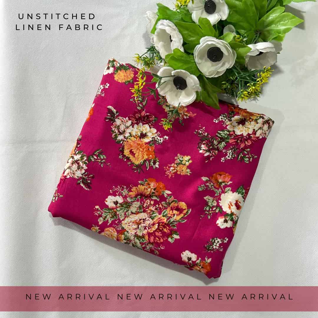 Unstitched Linen Fabric 2pc