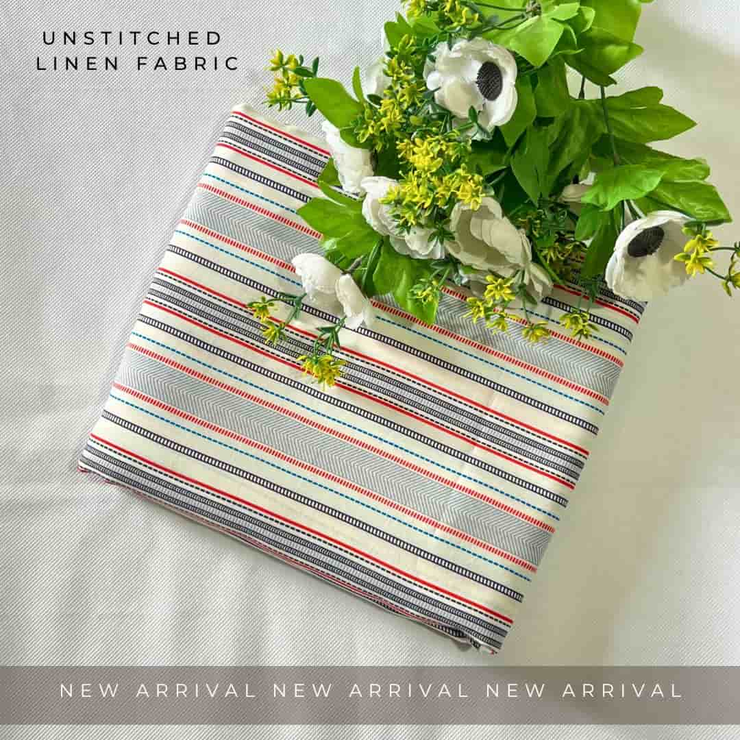 Unstitched Linen Fabric 2pc