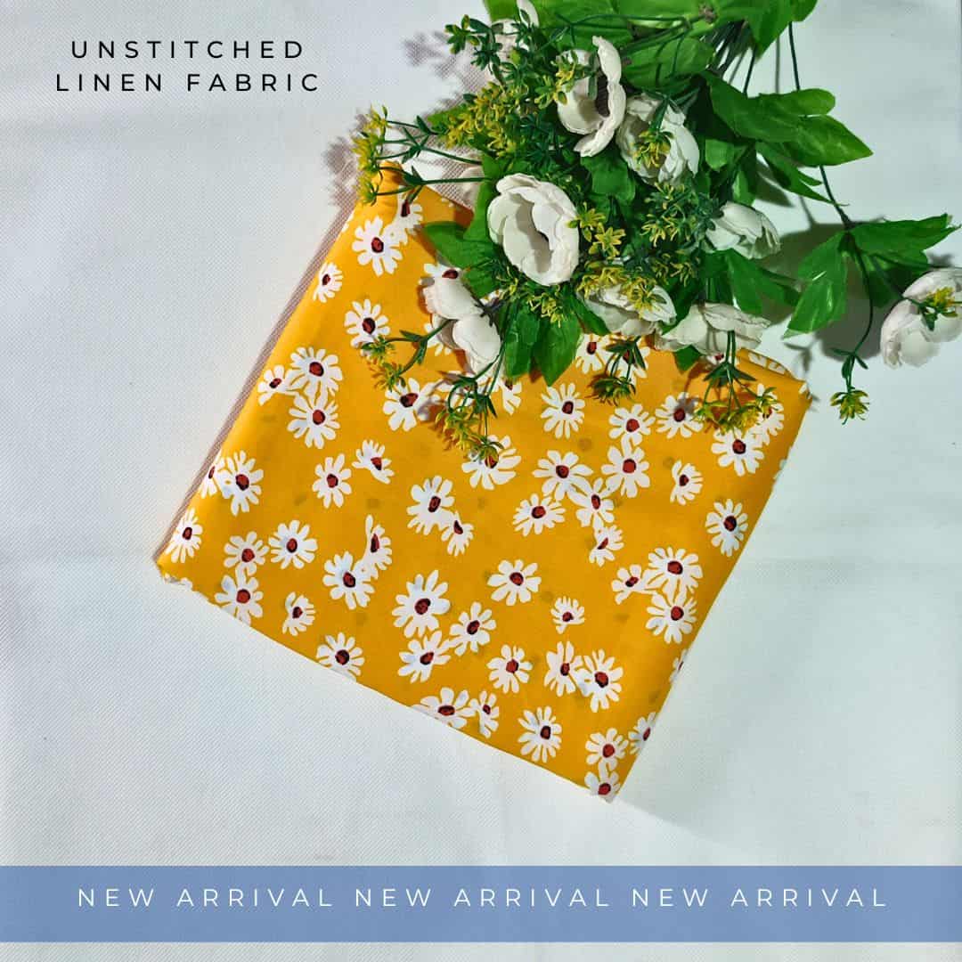 Unstitched Linen Fabric 2pc
