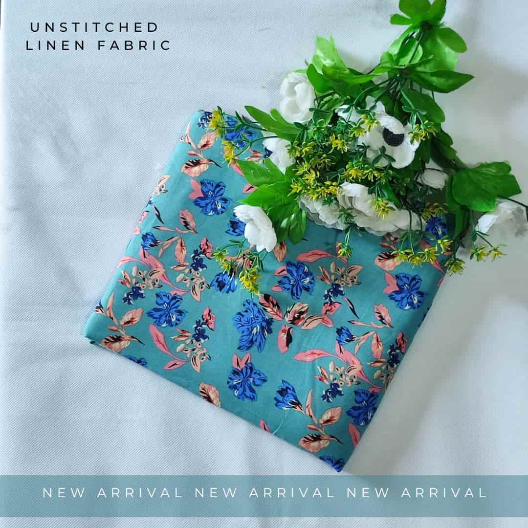 Unstitched Linen Fabric 2pc