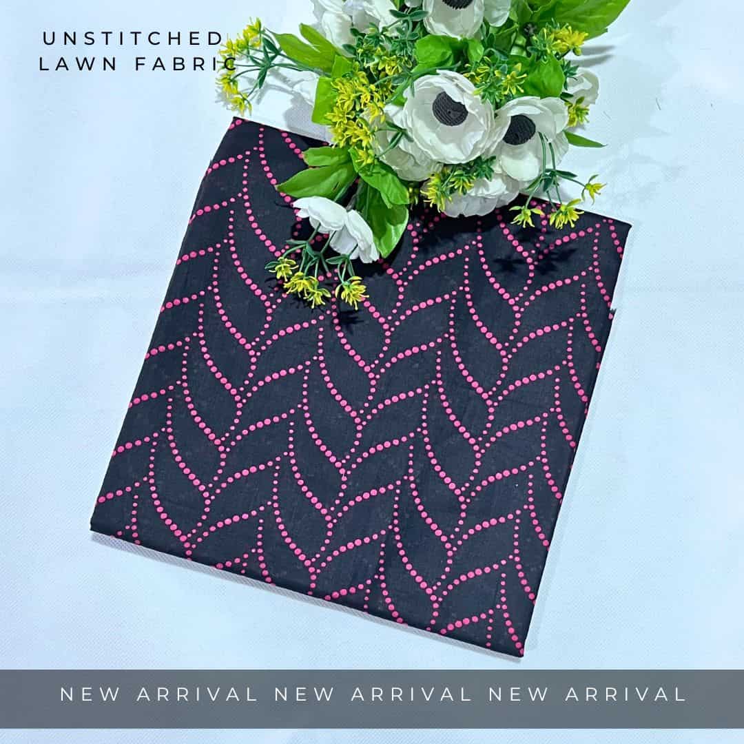 Unstitched Lawn Fabric Print 2pc