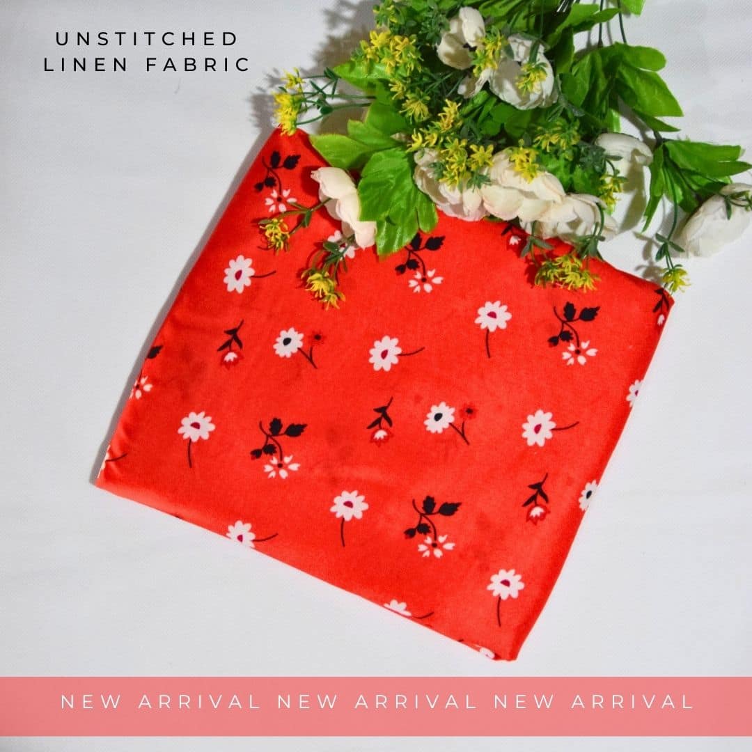 Unstitched Linen Fabric 2pc