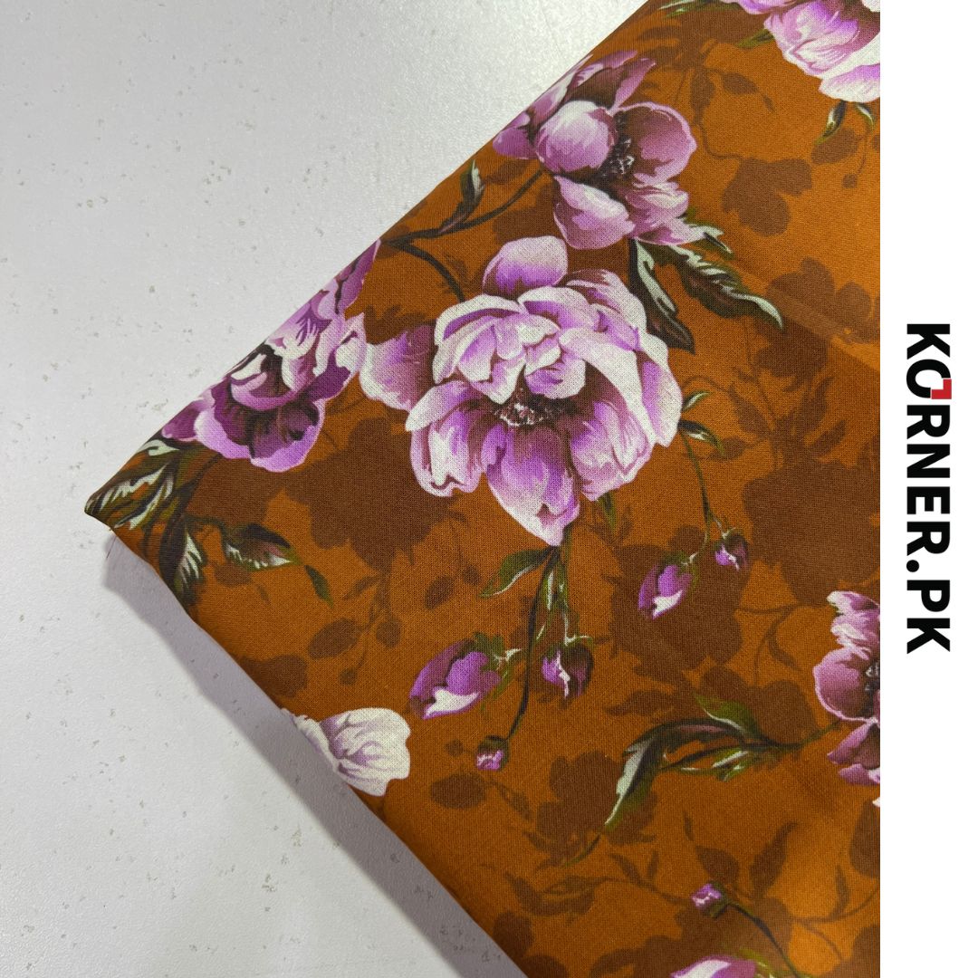 Unstitched Lawn Fabric 2pc