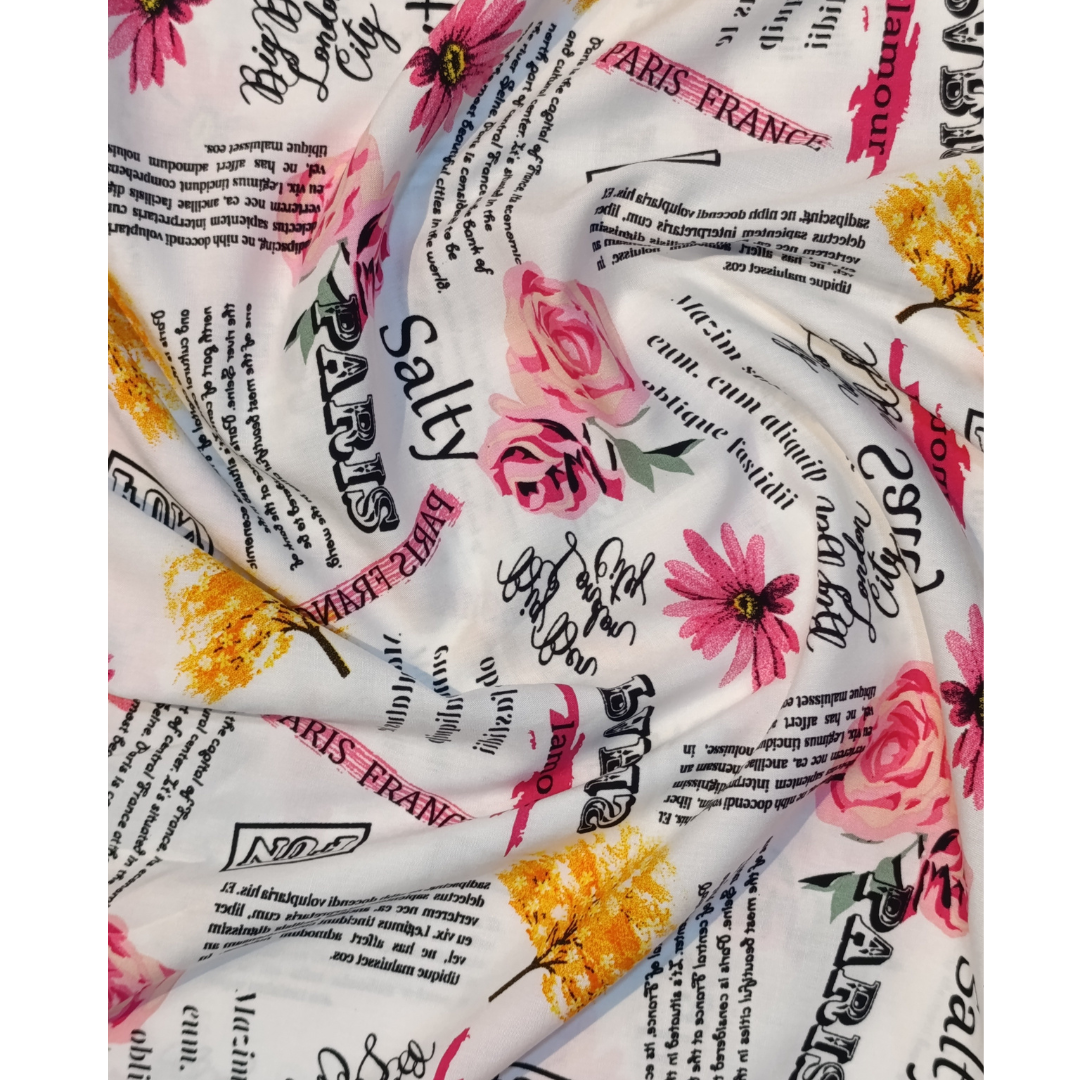 Unstitched Linen Fabric 2pc