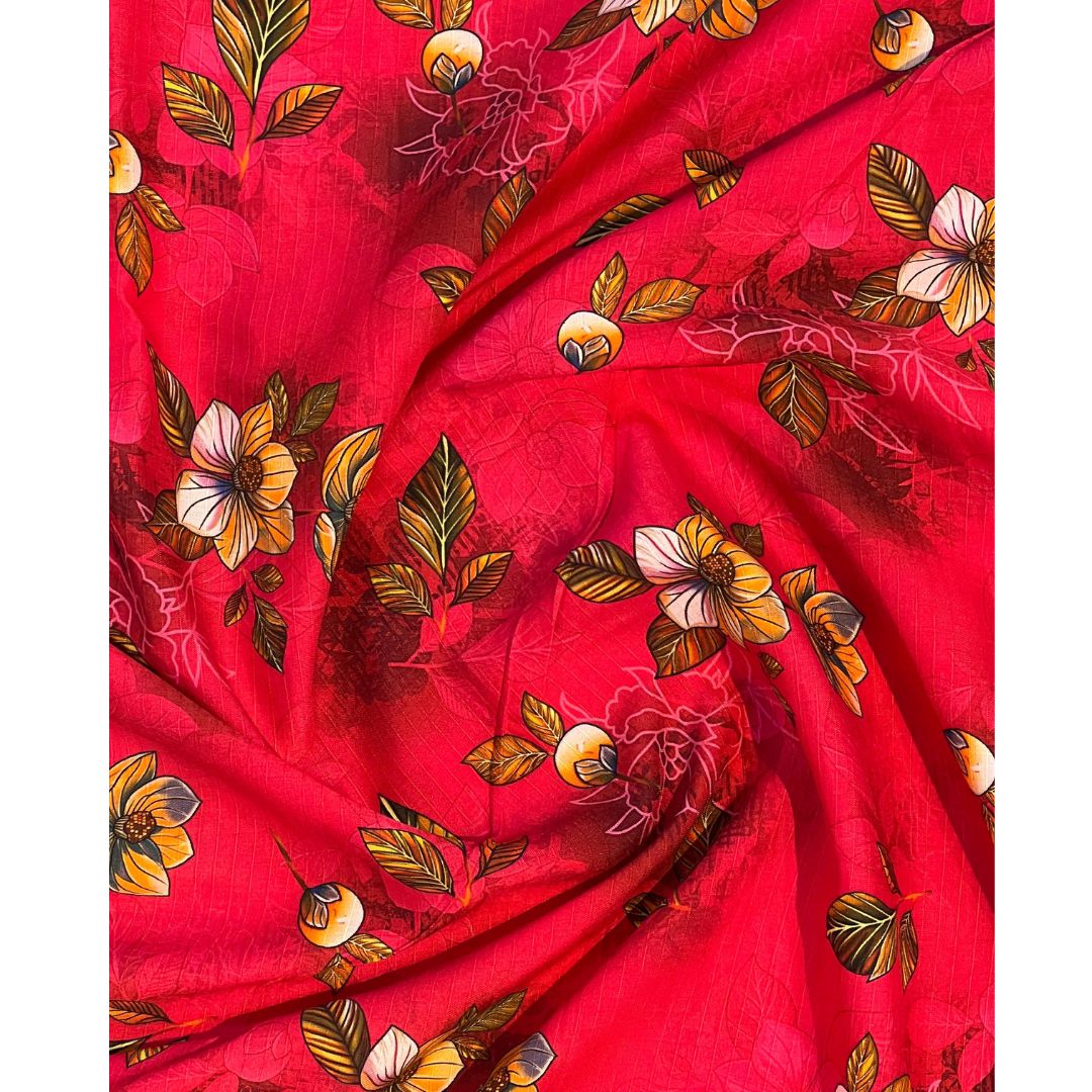 Unstitched Bana Dora Linen Fabric 2pc
