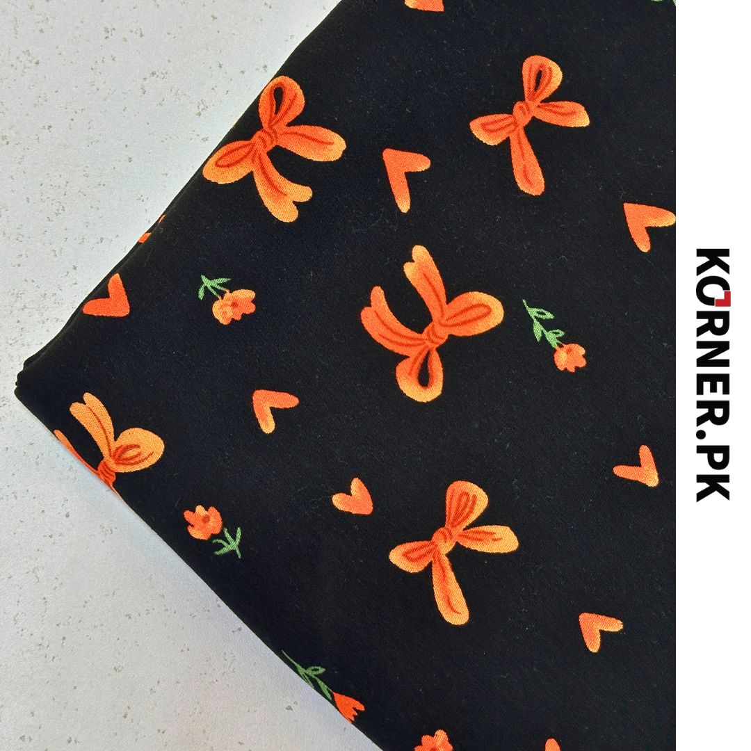 Funky Print Linen Fabric 2pc