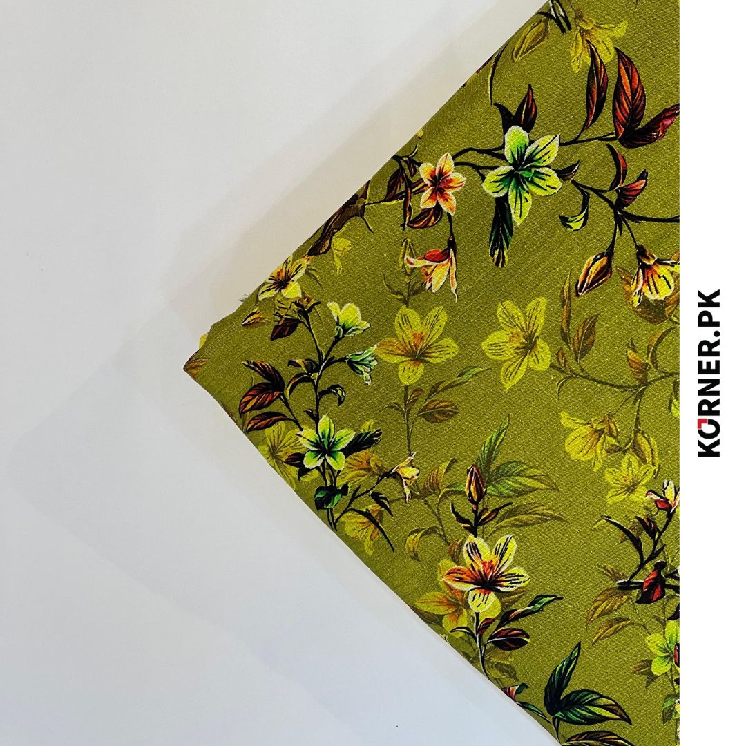 Unstitched Bana Dora Linen Fabric 2pc