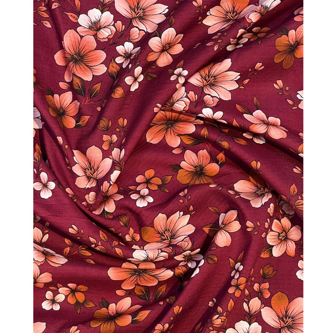 Unstitched Bana Dora Linen Fabric 2pc