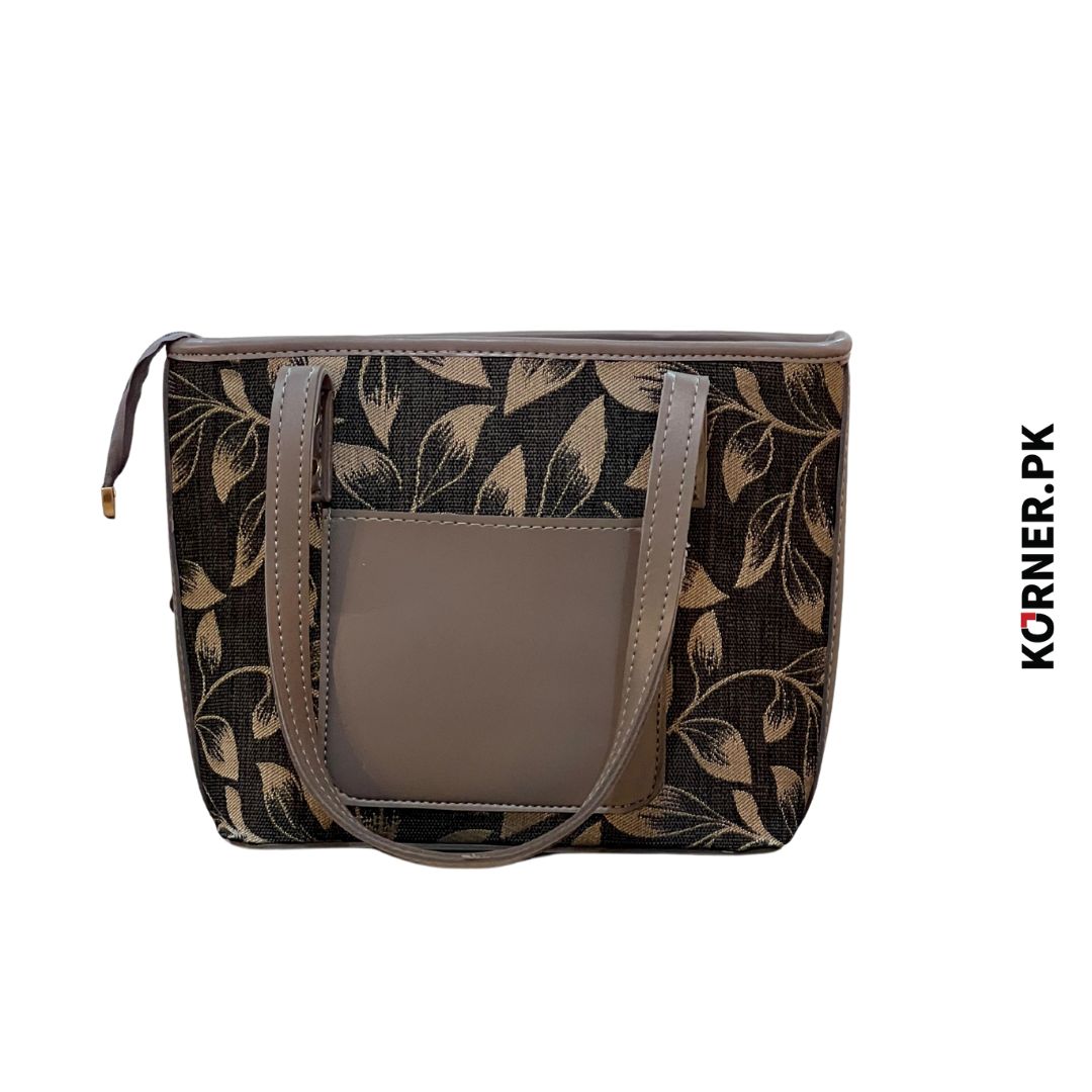 Golden Leaf Canvas Tote Bag