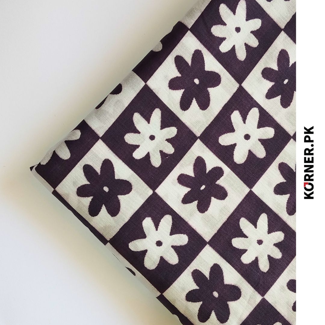 Unstitched Lawn Fabric 2pc