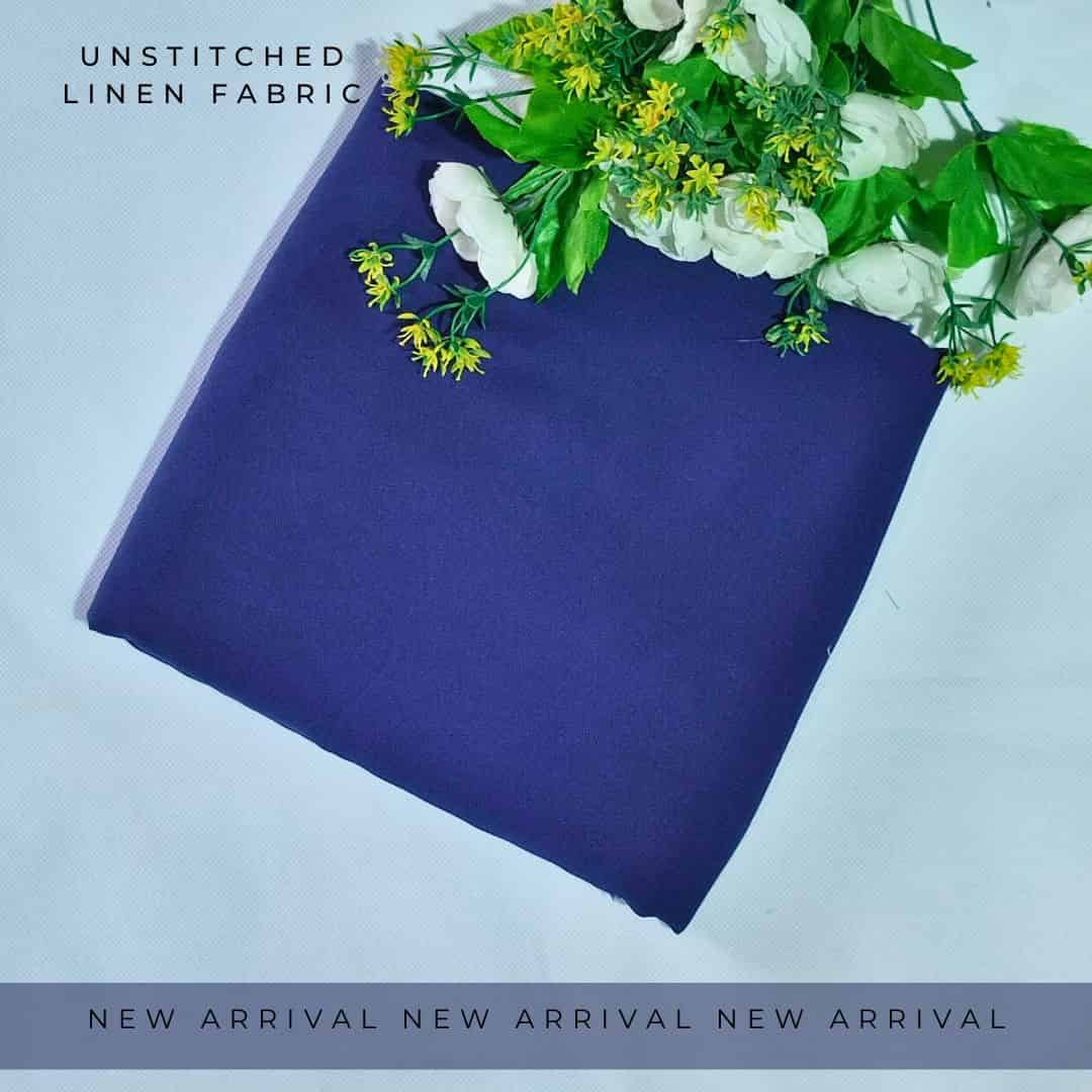 Unstitched Linen Fabric 2pc