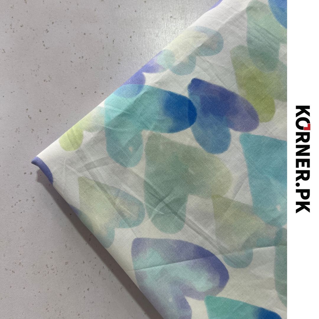 Unstitched Lawn Fabric 2pc