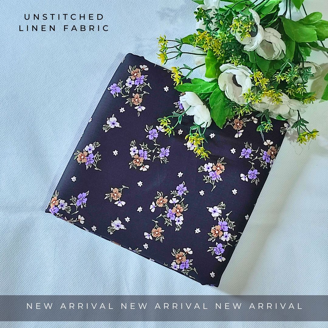 Unstitched Linen Fabric 2pc