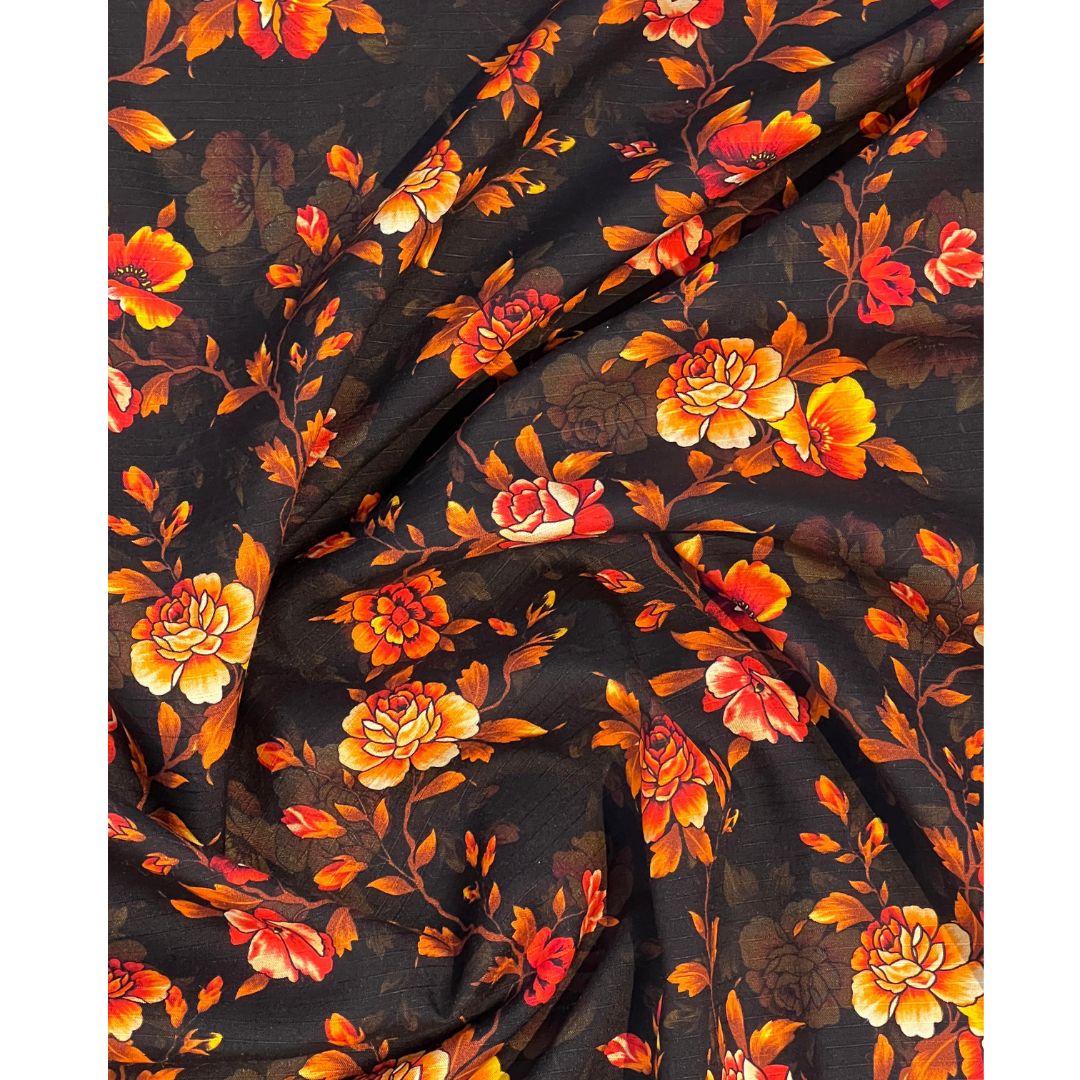 Unstitched Bana Dora Linen Fabric 2pc