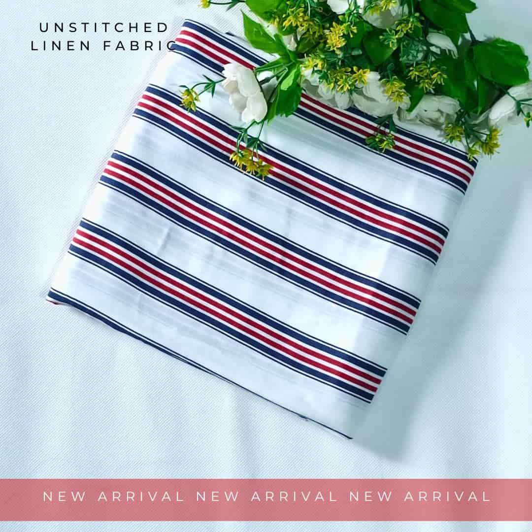 Unstitched Linen Fabric 2pc