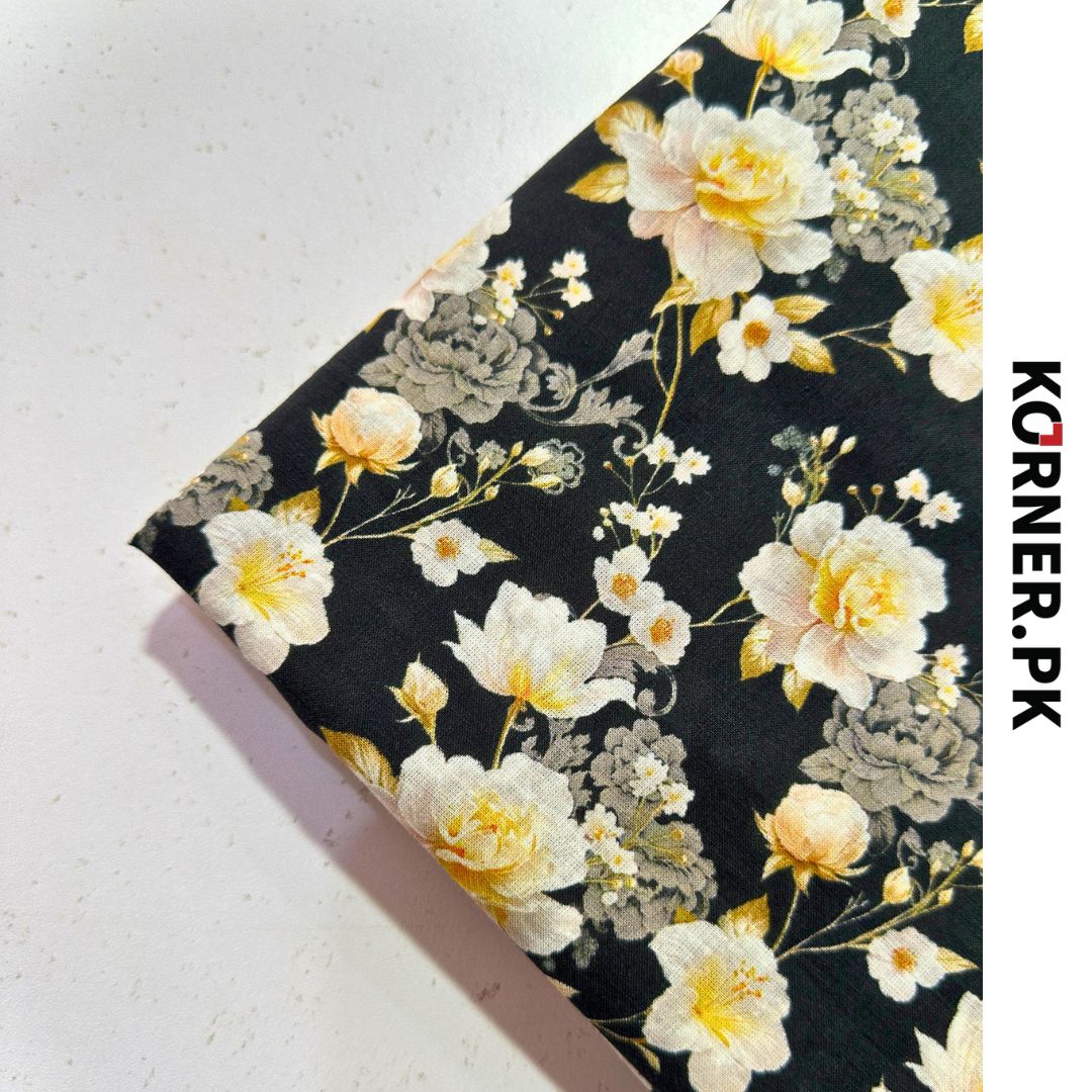 Unstitched Lawn Fabric 2pc