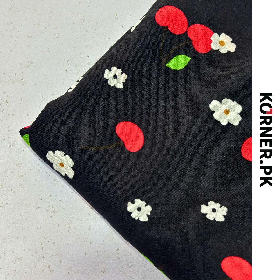 Unstitched Print Linen Fabric 2pc