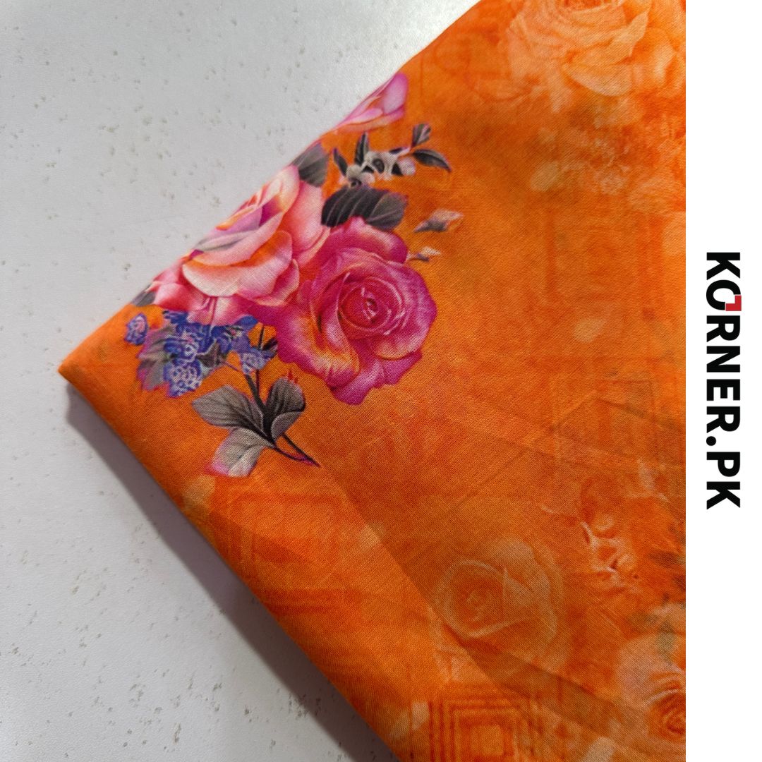 Unstitched Lawn Fabric 2pc