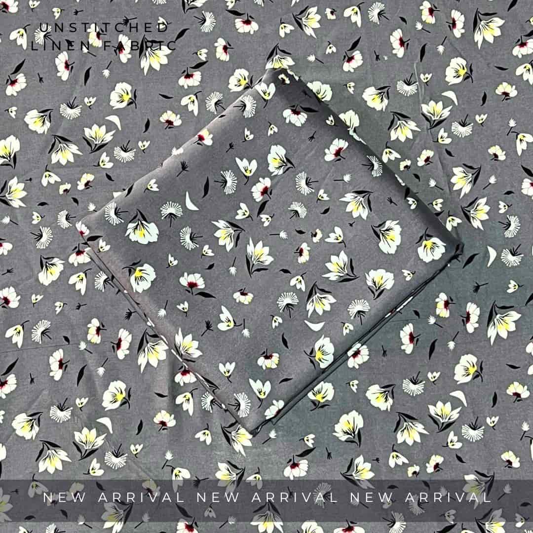 Unstitched Linen Fabric 2pc