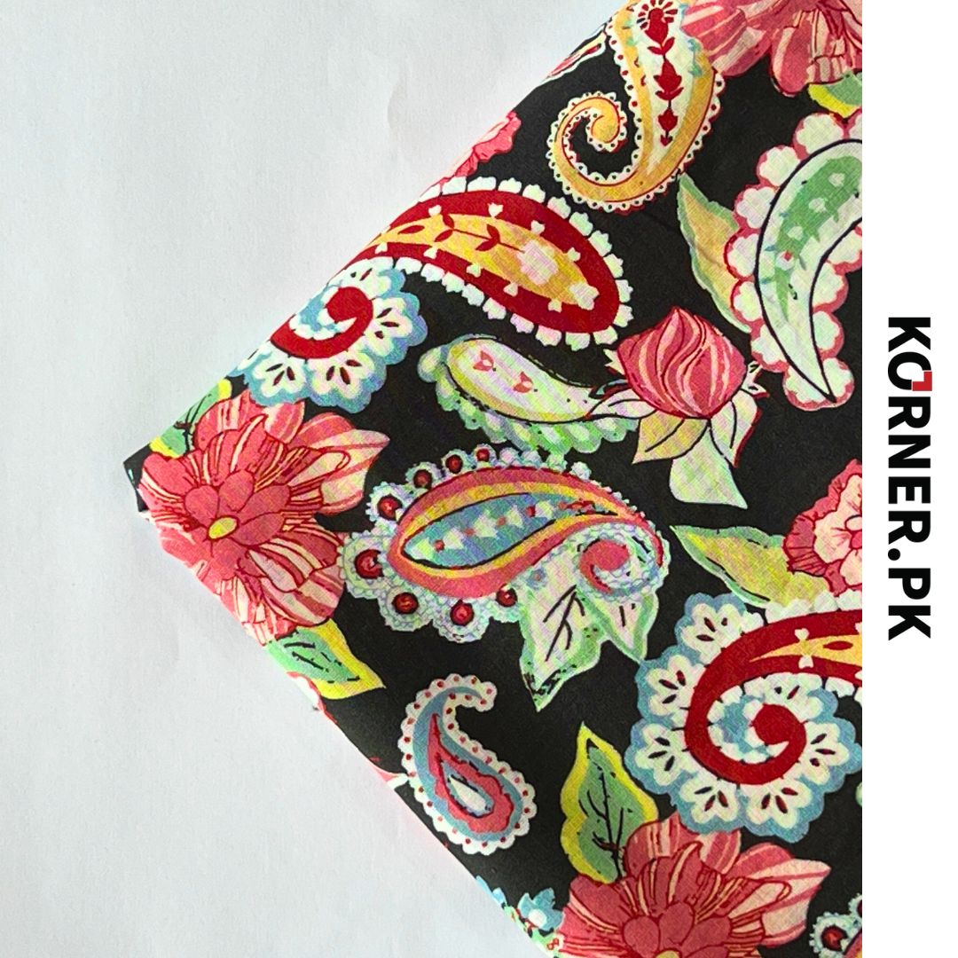 Unstitched Lawn Fabric 2pc