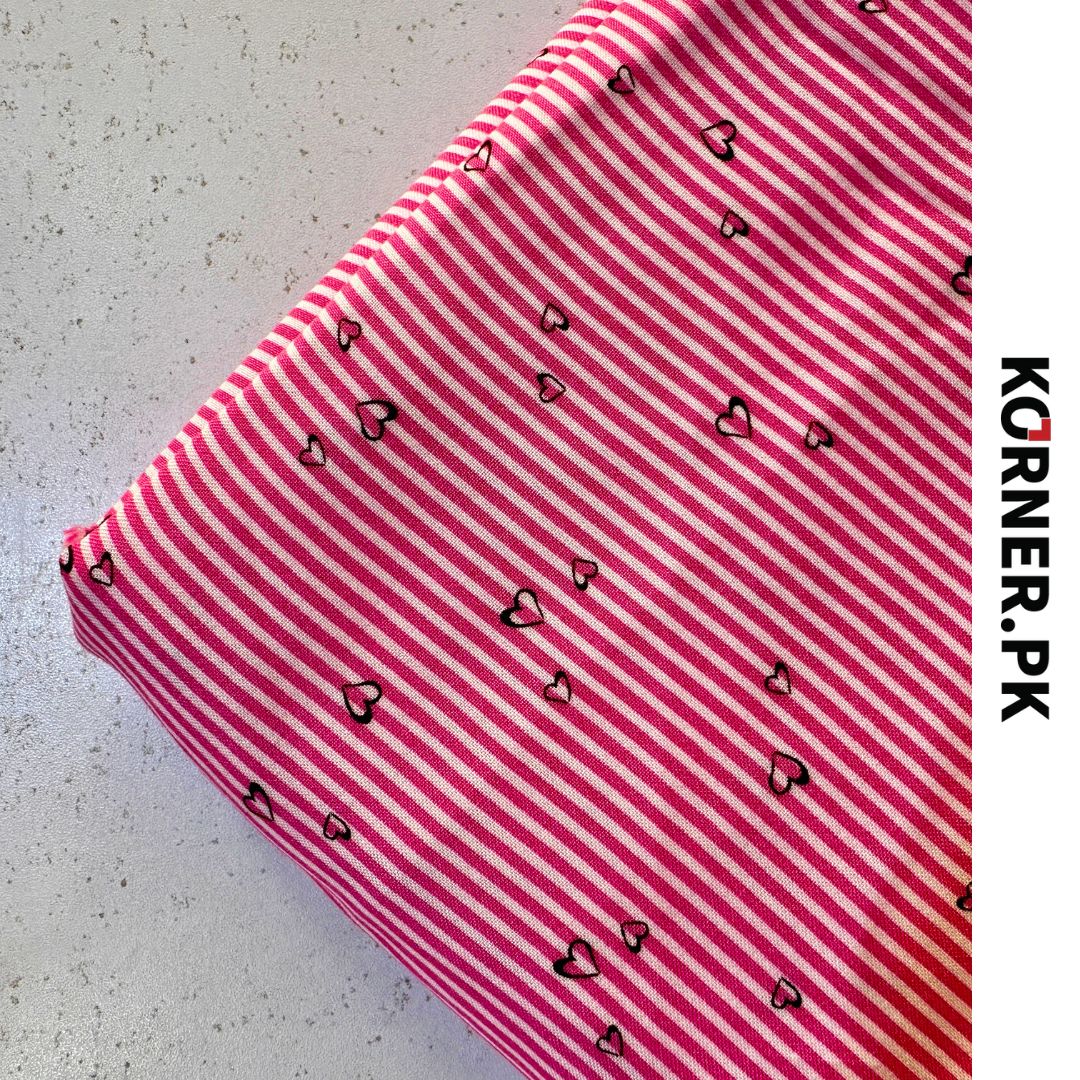 Funky Print Linen Fabric 2pc