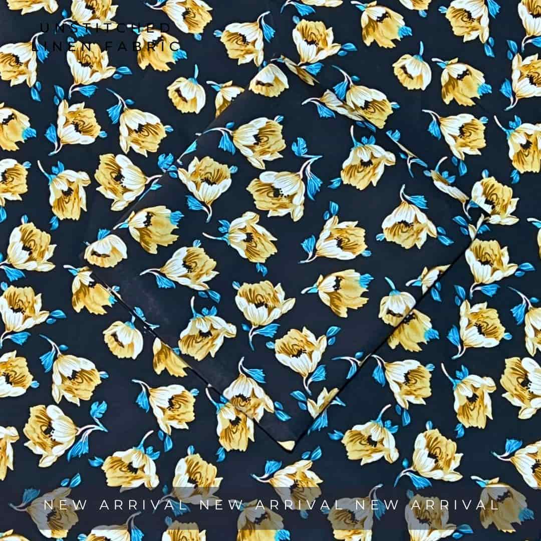 Unstitched Linen Fabric 2pc