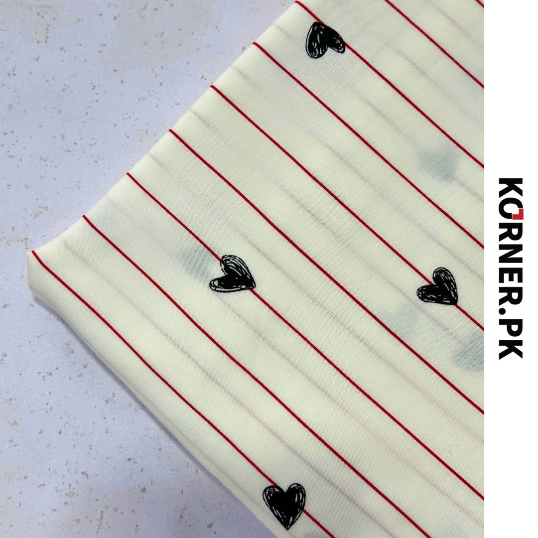 Funky Print Linen Fabric 2pc