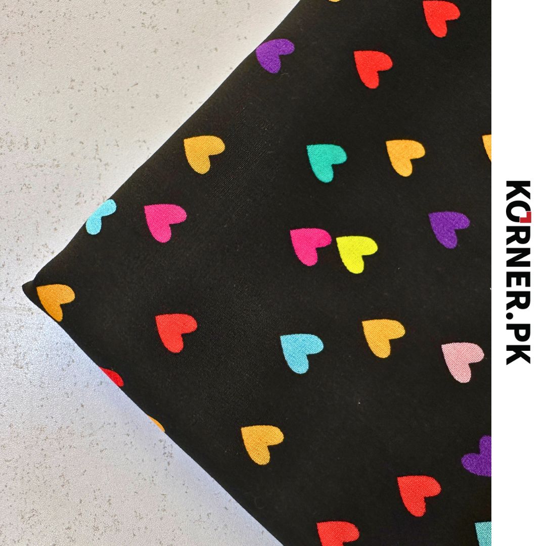 Funky Print Linen Fabric 2pc