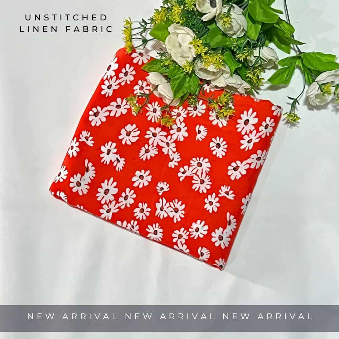 Unstitched Linen Fabric 2pc