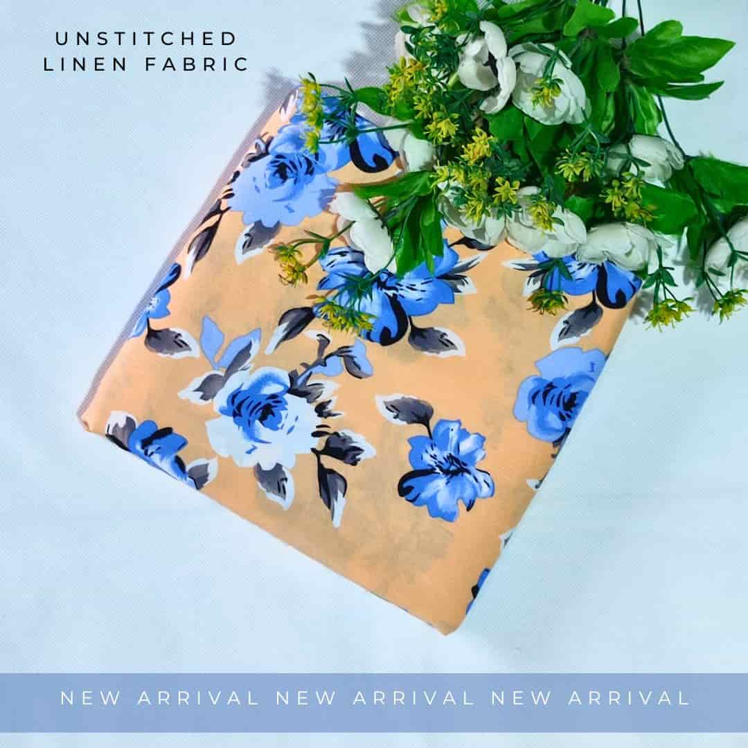 Unstitched Linen Fabric 2pc