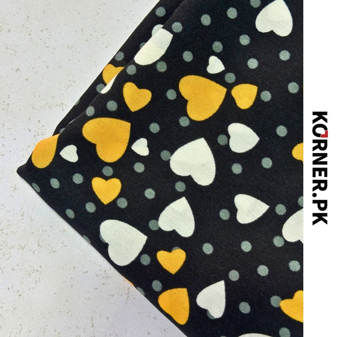 Funky Print Linen Fabric 2pc