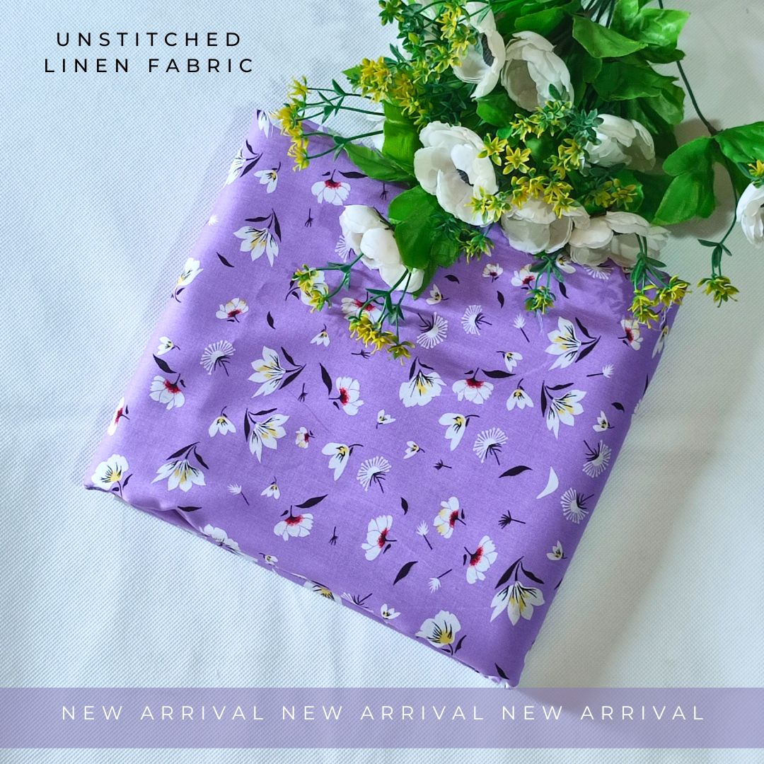 Unstitched Linen Fabric 2pc