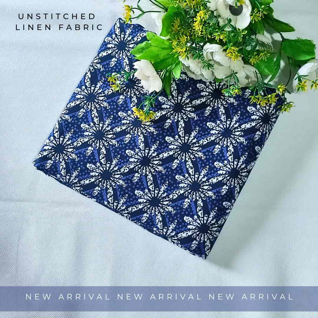 Unstitched Linen Fabric 2pc