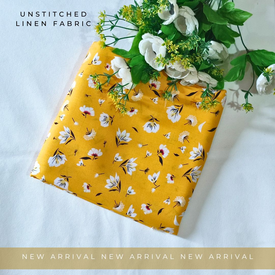 Unstitched Linen Fabric 2pc