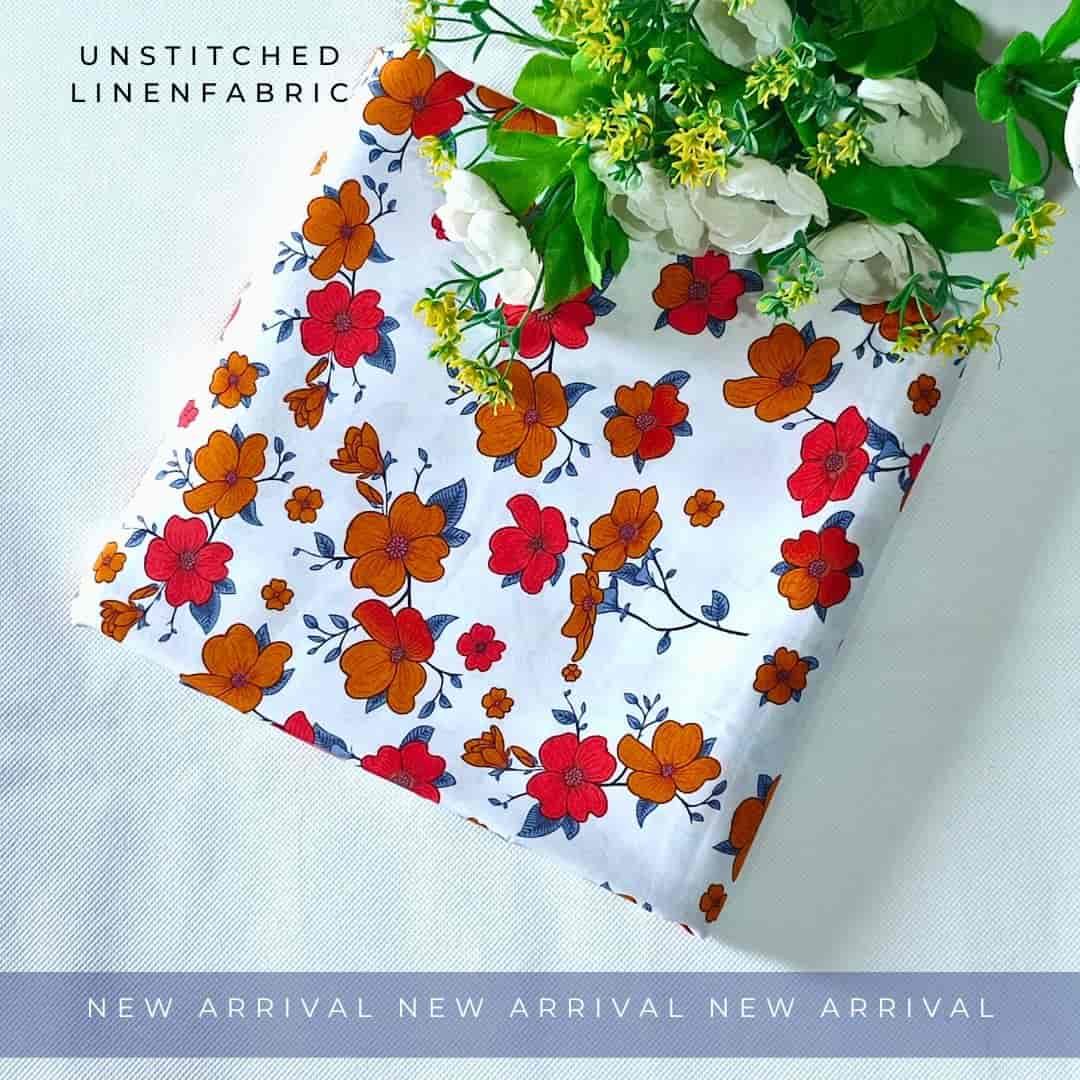 Unstitched Linen Fabric 2pc