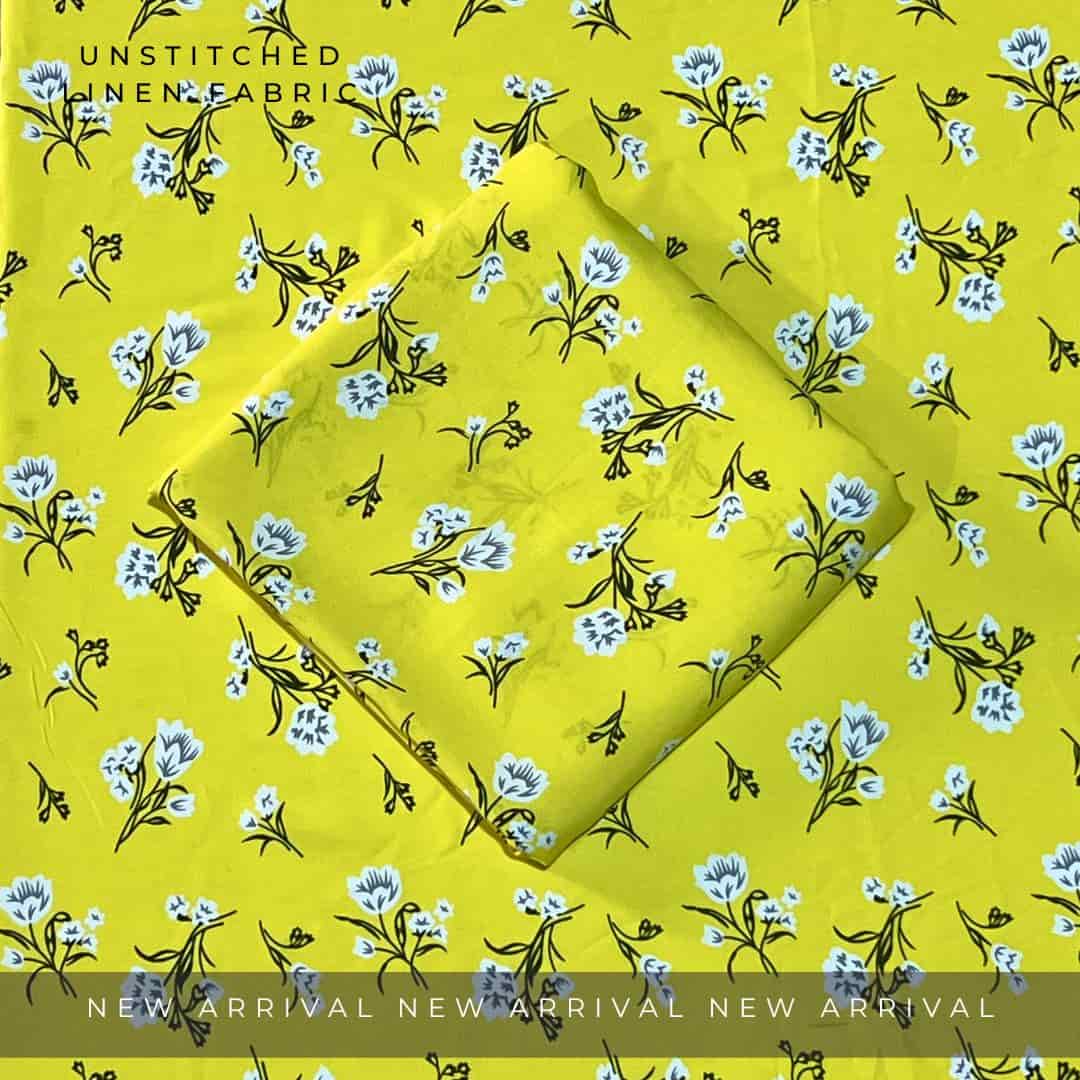 Unstitched Linen Fabric 2pc