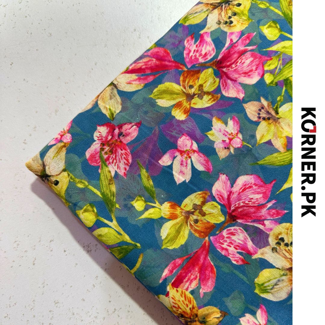 Unstitched Lawn Fabric 2pc