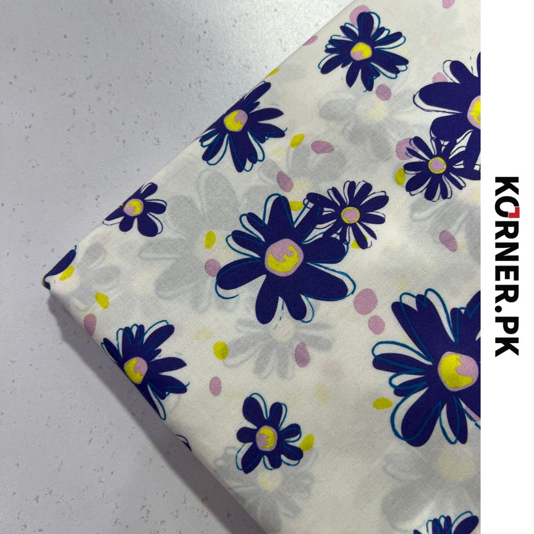 Unstitched Lawn Fabric 2pc