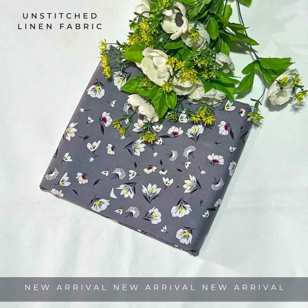 Unstitched Linen Fabric 2pc