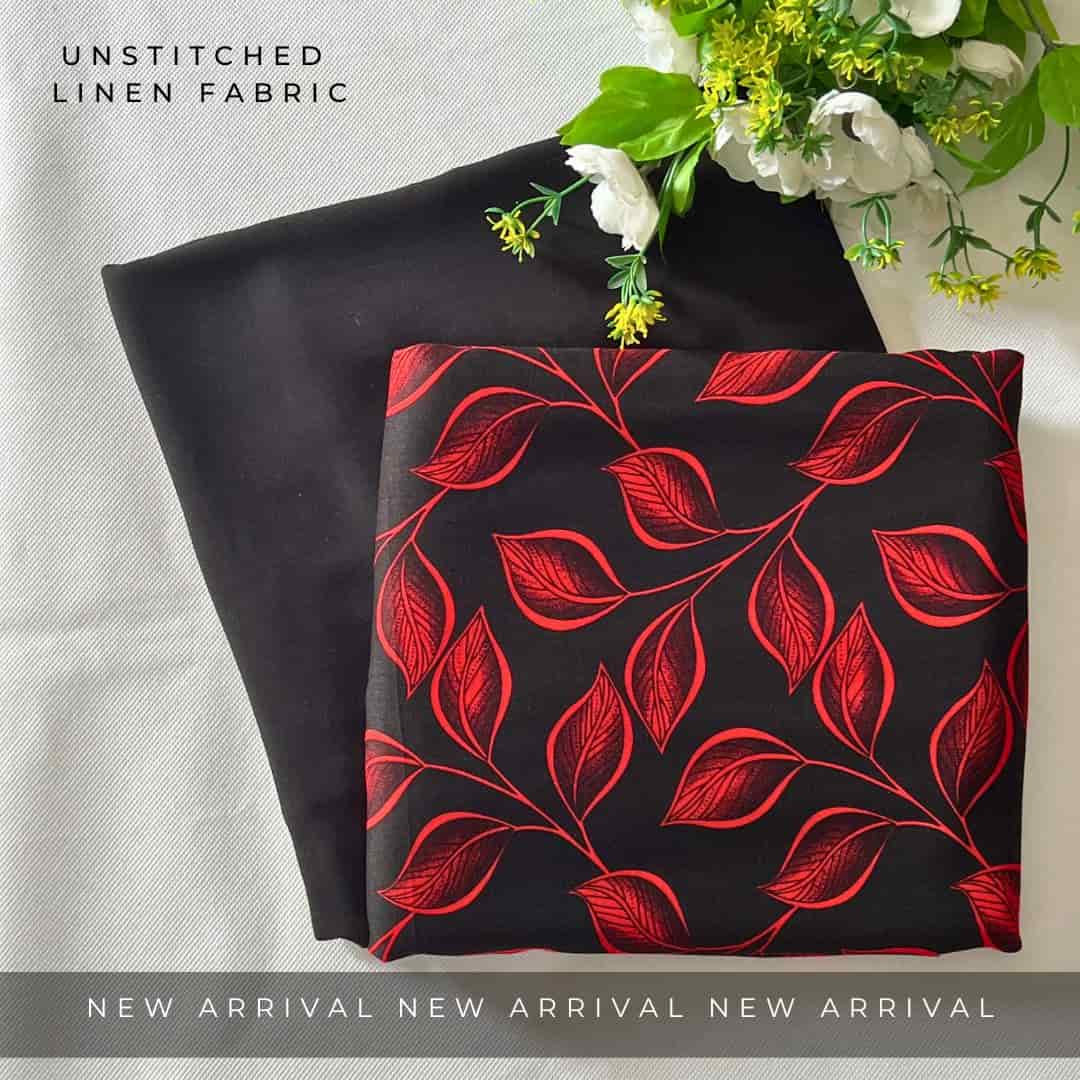 Unstitched Linen Fabric 2pc