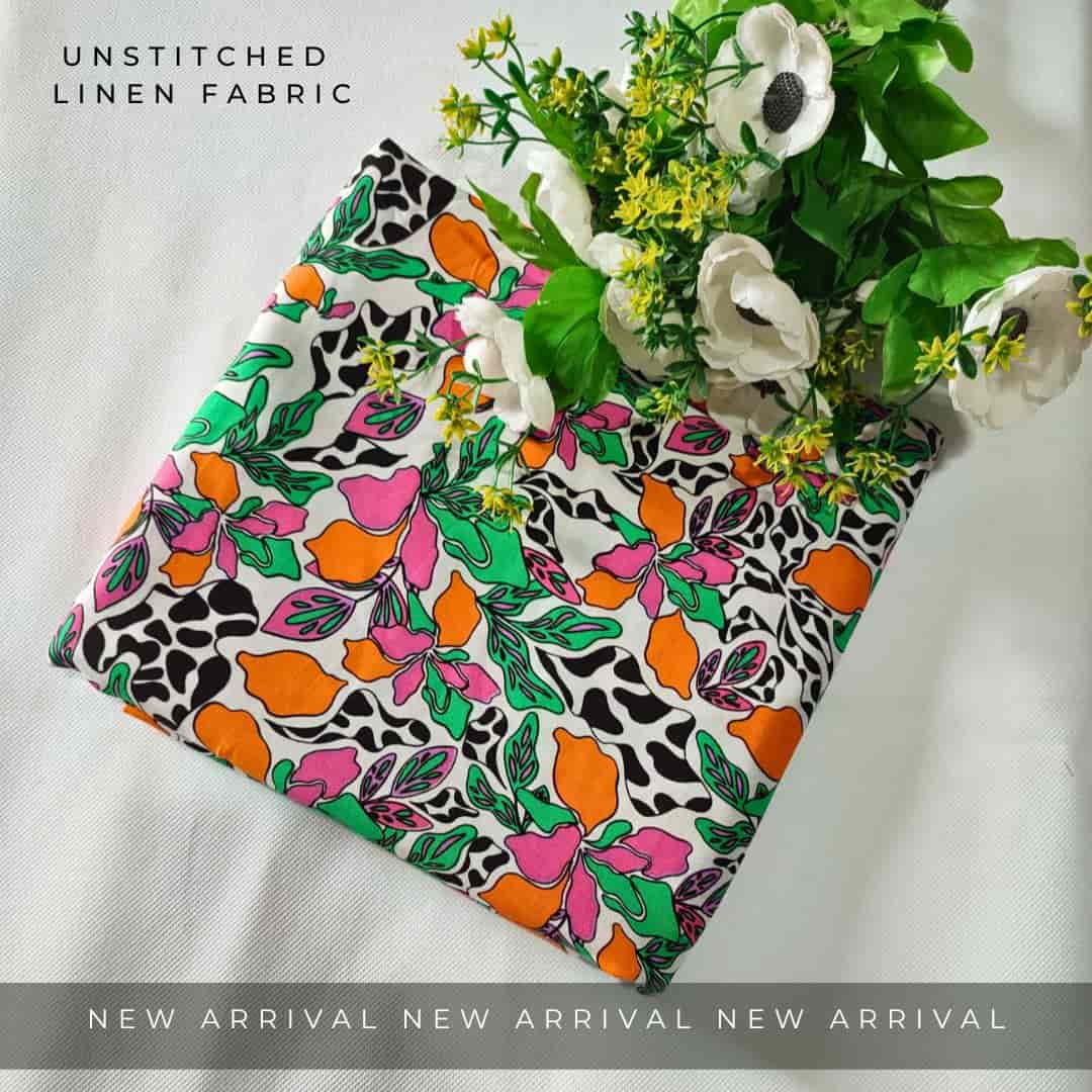 Unstitched Linen Fabric 2pc