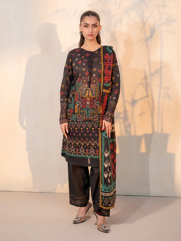 Chunri 3PC Unstitch Digital Printed Lawn Suit