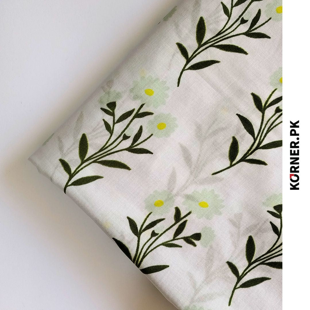 Unstitched Lawn Fabric 2pc