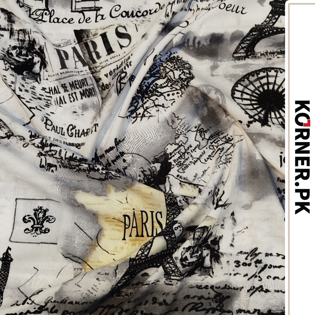 Unstitched Linen Fabric 2pc