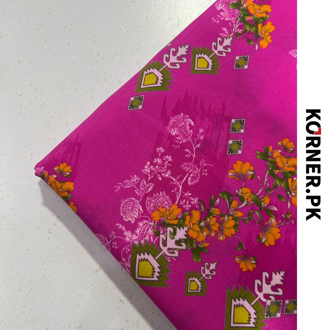 Unstitched Lawn Fabric 2pc