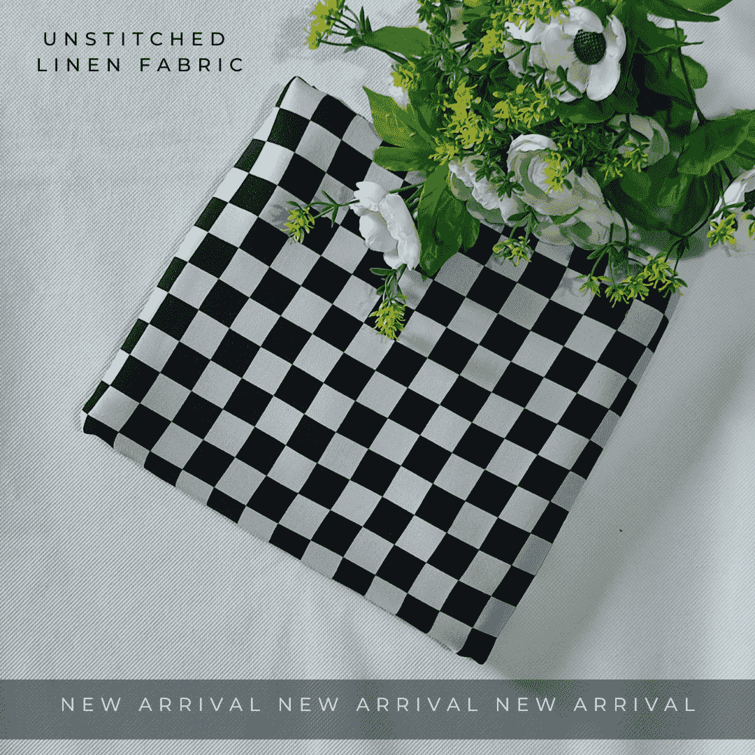 Unstitched Linen Fabric 2pc
