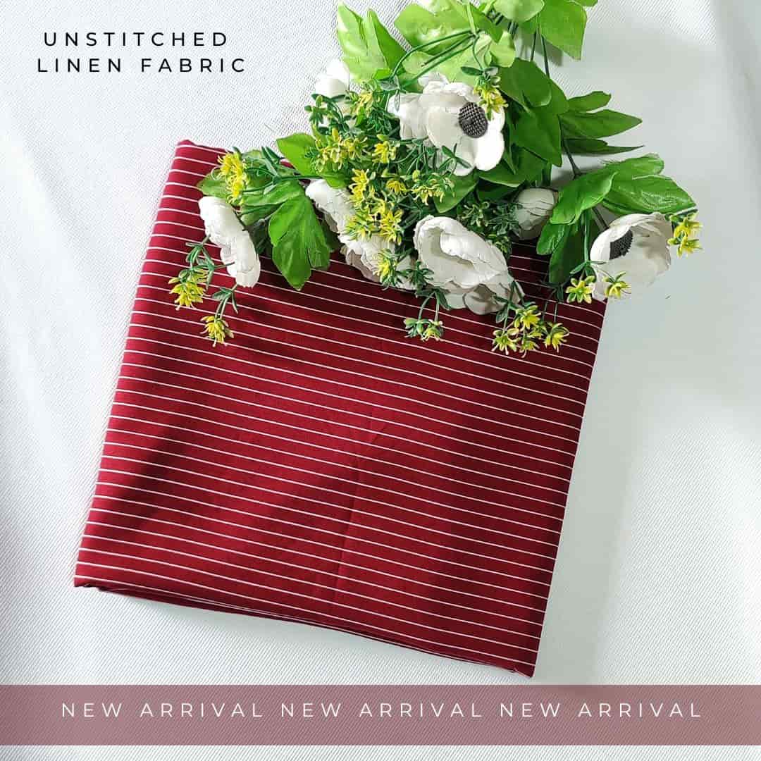Unstitched Linen Fabric 2pc