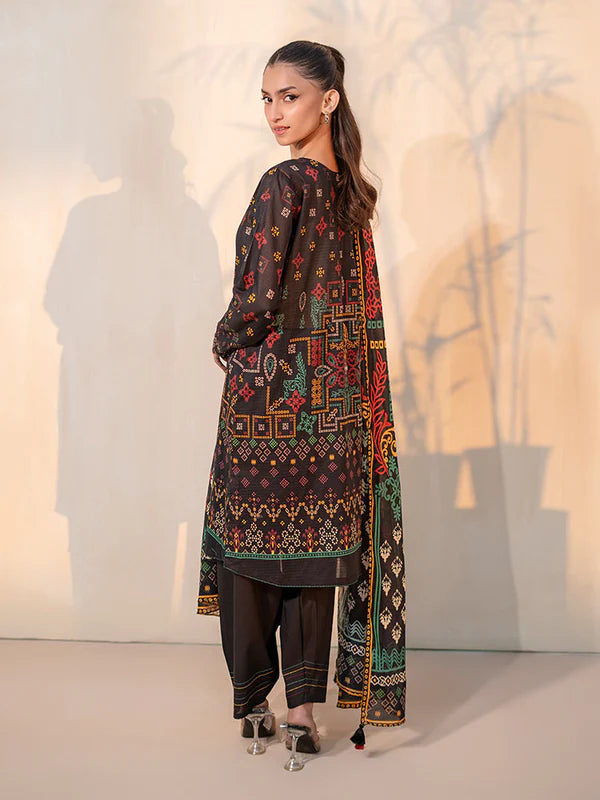 Chunri 3PC Unstitch Digital Printed Lawn Suit