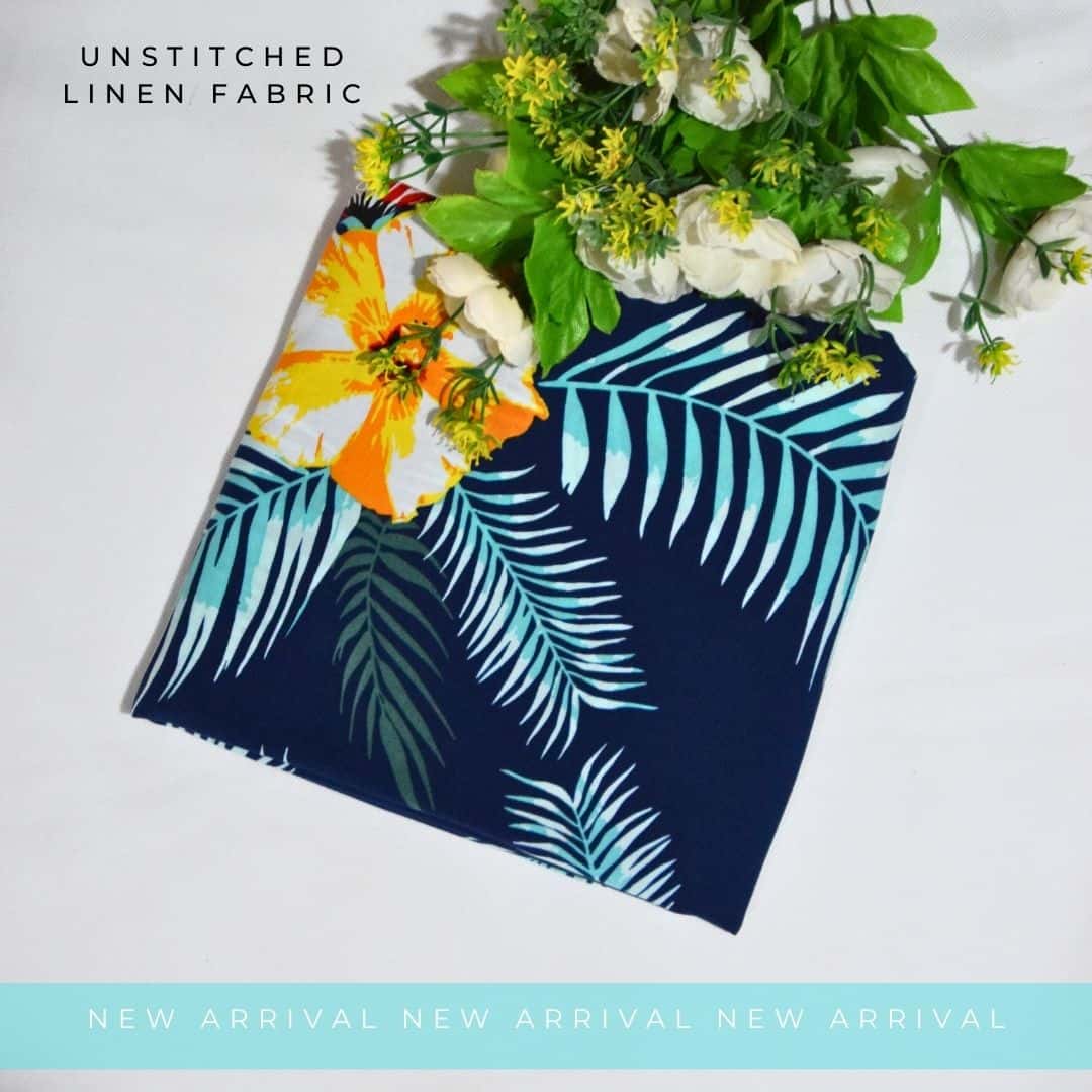 Unstitched Linen Fabric 2pc