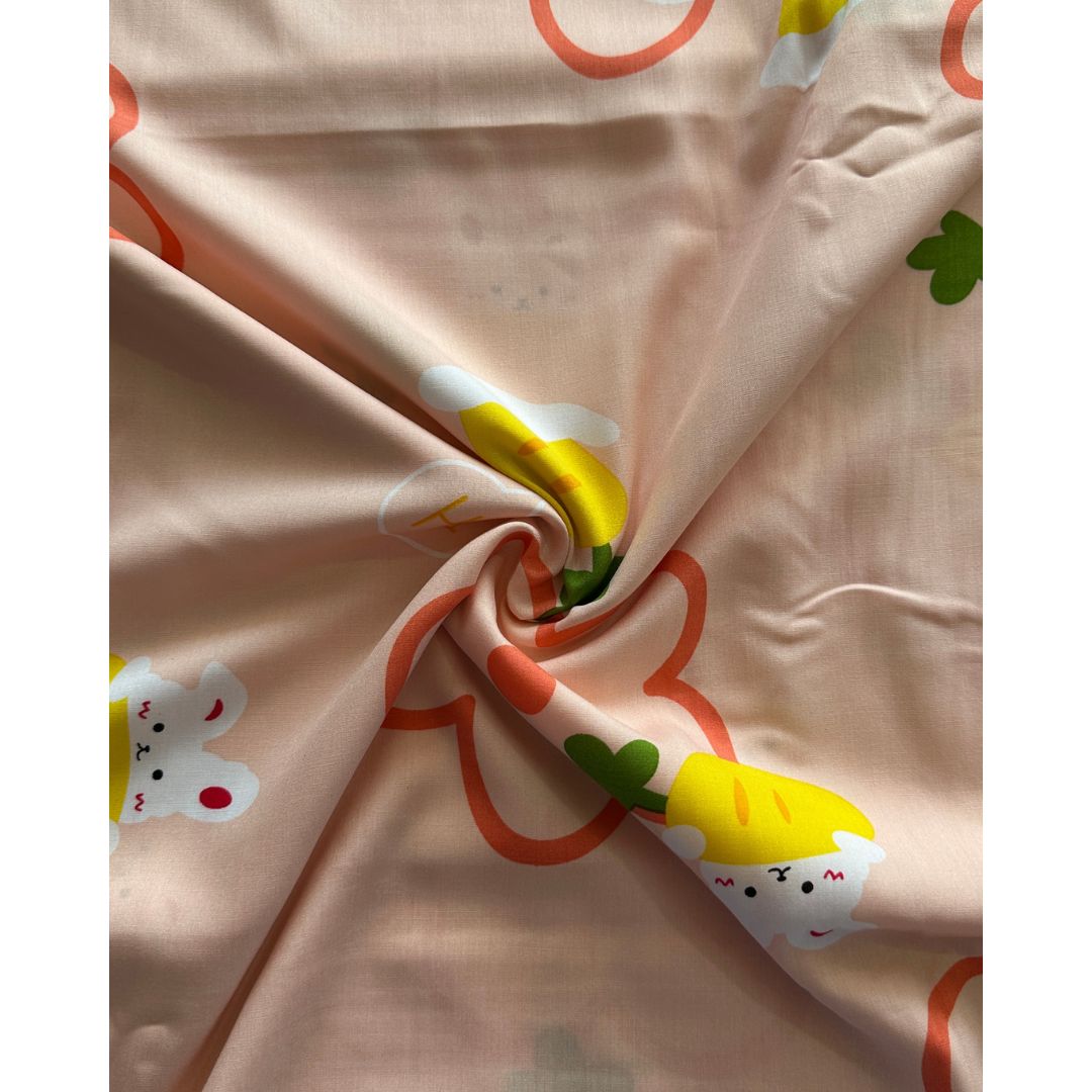 Funky Print Linen Fabric 2pc